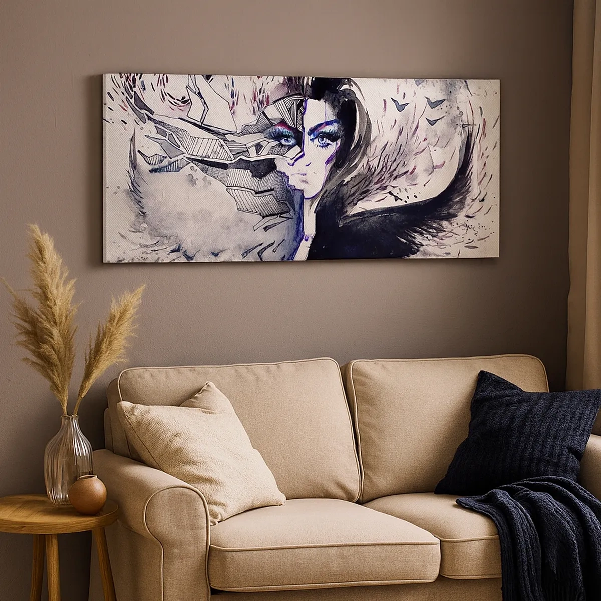 Vászonkép - Démoni és gyönyörű - 30x30 cm