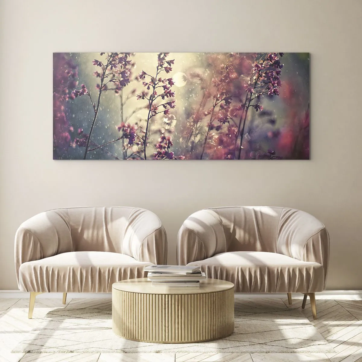 Üveg kép - Titkos kert - 100x40 cm