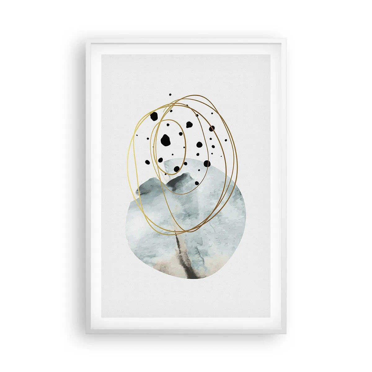 Poszter fekete keretben - Az ölelő térben - 61x91 cm