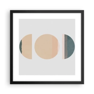 Poszter fehér keretben - Kerékről kerékre - 40x40 cm