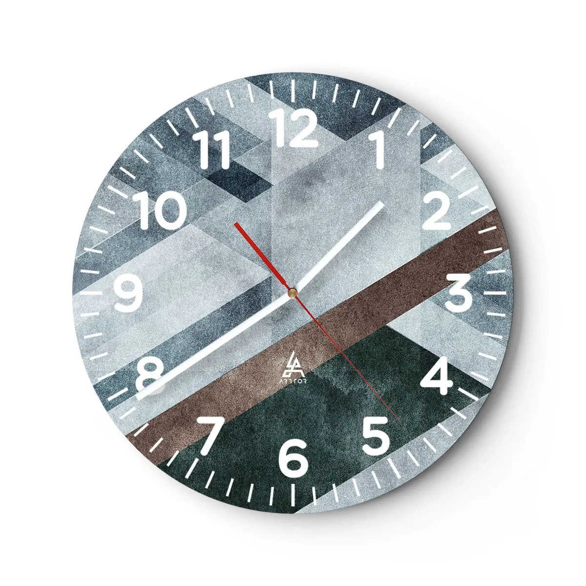Falióra, Óra - A geometria kifinomult eleganciája - 40x40 cm