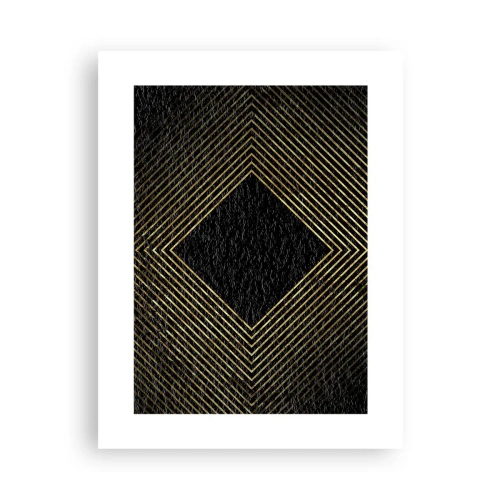 Poszter - Geometria glamour stílusban - 30x40 cm