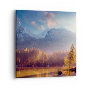 Vászonkép - A hegyekben és völgyekben - 40x40 cm