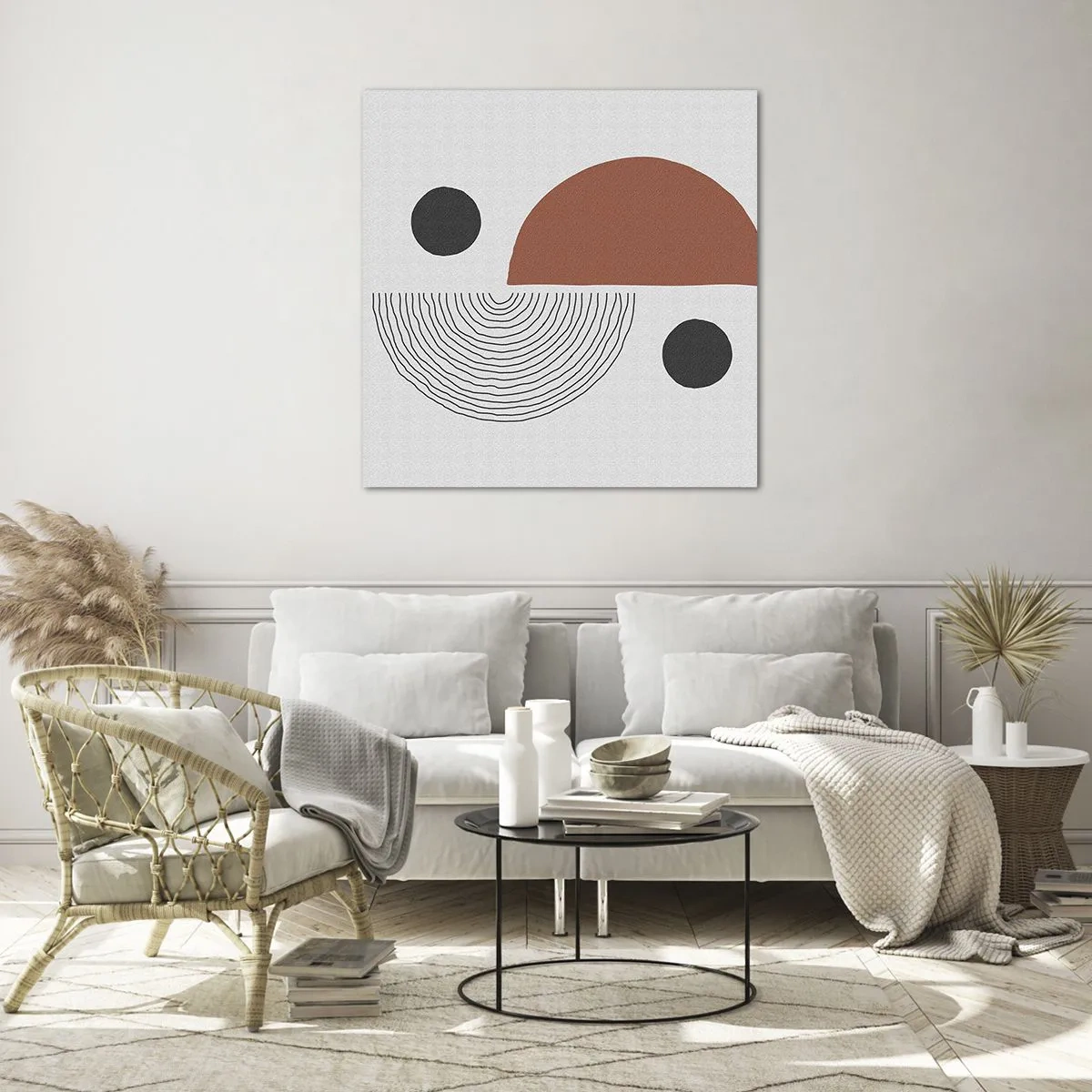 Üveg kép - A kerék tökéletessége - 30x30 cm