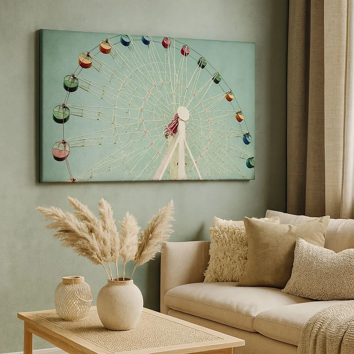 Vászonkép - Gyere játszani - 100x40 cm