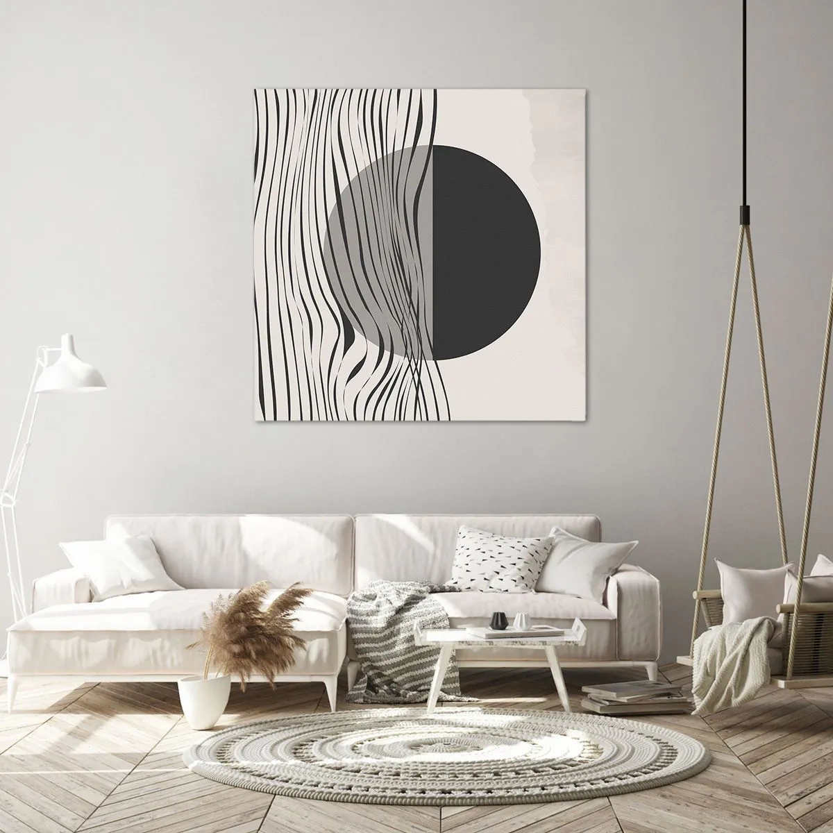 Vászonkép - A feles kompozíciója - 60x60 cm