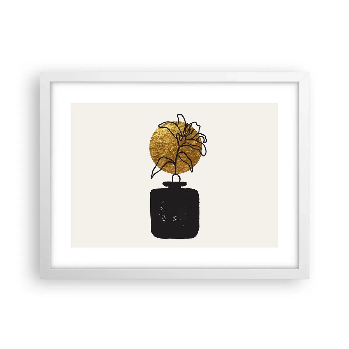 Poszter fekete keretben - Szépség az egyensúlyban - 40x30 cm