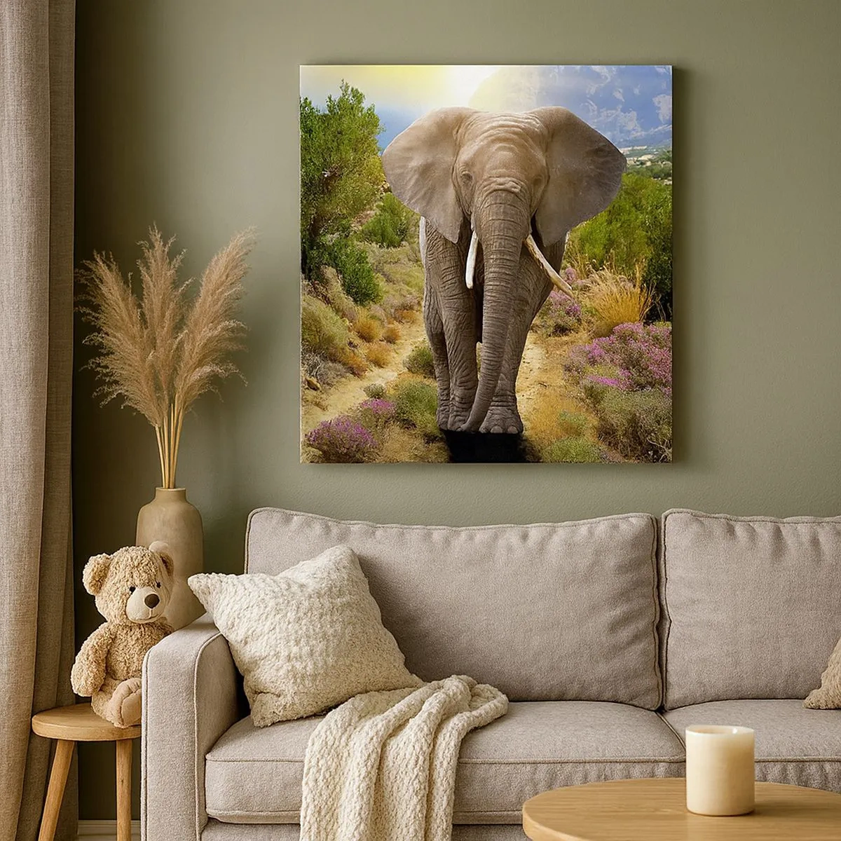 Vászonkép - Így nézett ki Eden - 30x30 cm