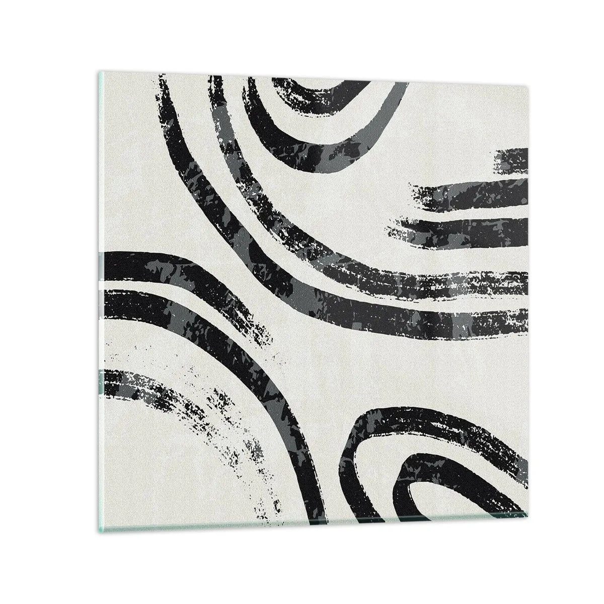 Üveg kép - Félig megállt - 60x60 cm