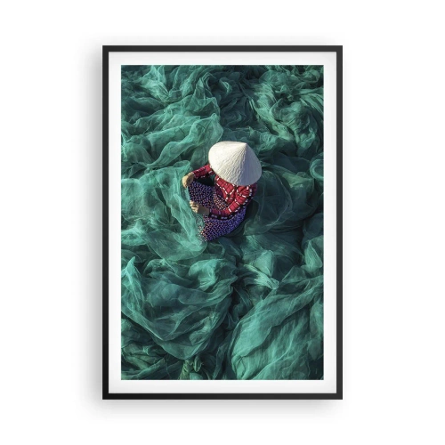 Poszter fehér keretben - A hálók tengerében - 61x91 cm