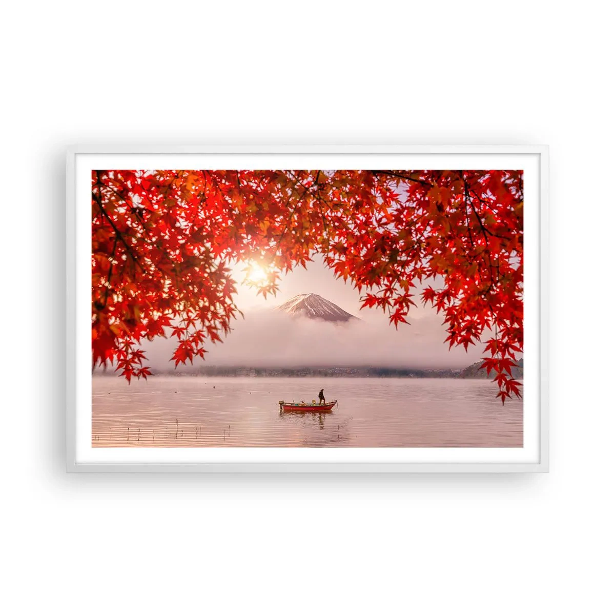 Poszter fekete keretben - Japán hangulatban - 91x61 cm