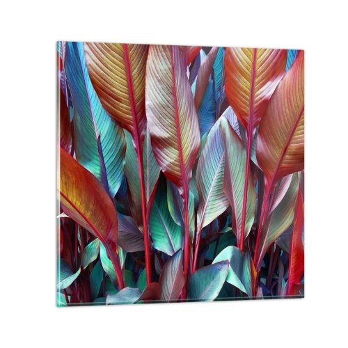 Üveg kép - Egy színes sűrű - 40x40 cm