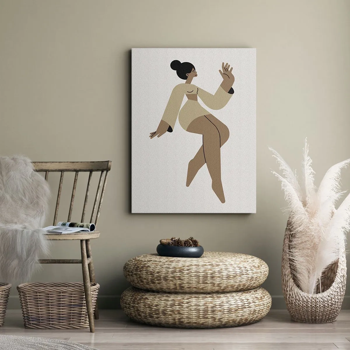 Vászonkép - A kegyelem alakja - 45x80 cm