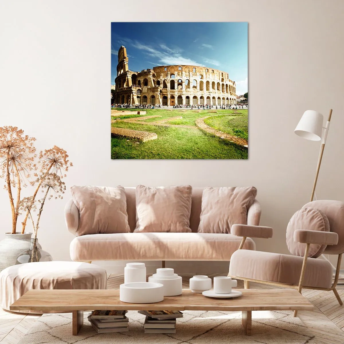 Vászonkép - Még mindig halljuk a pisztoly csörömpölését - 70x70 cm