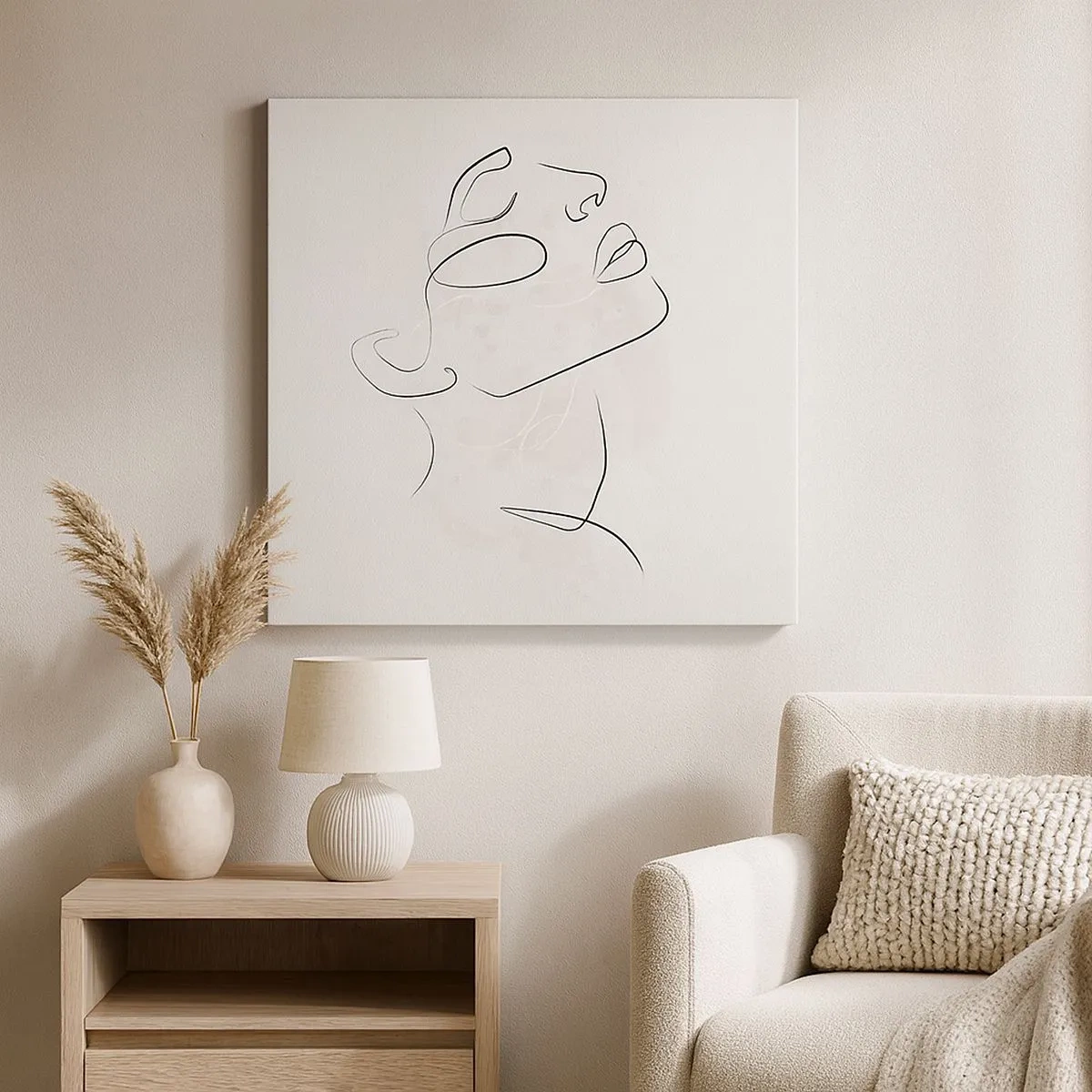 Vászonkép - Egy álom körvonala - 30x30 cm