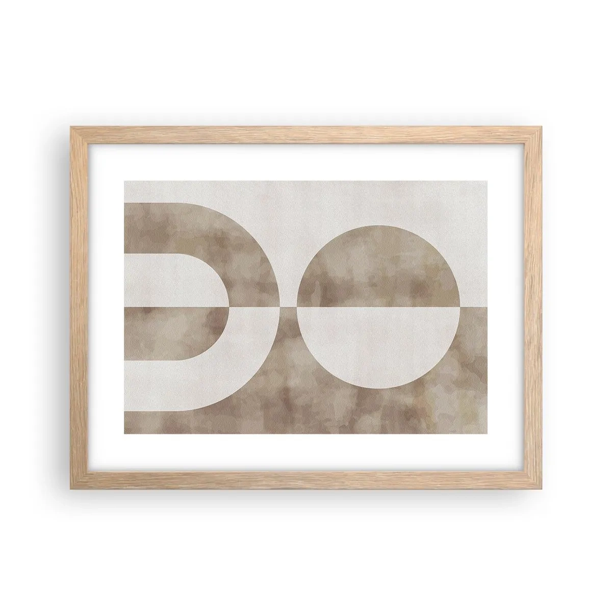 Poszter világos tölgy keretben - Hasonlóságok és különbségek - 40x30 cm