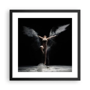 Poszter fehér keretben - Elfek léteznek - 40x40 cm