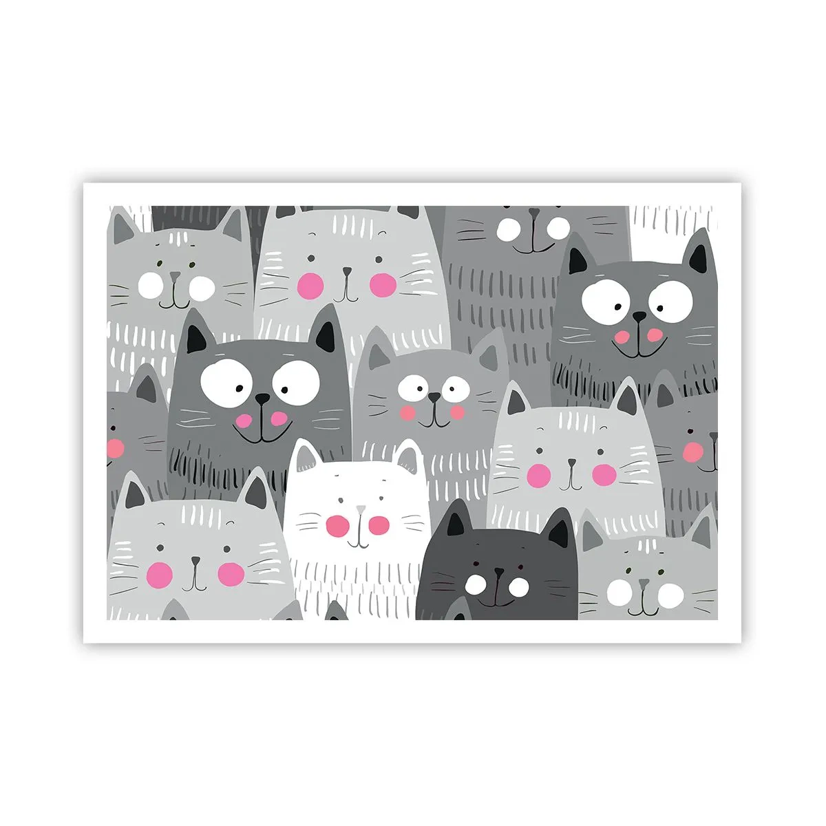 Poszter - A macska világa - 100x70 cm