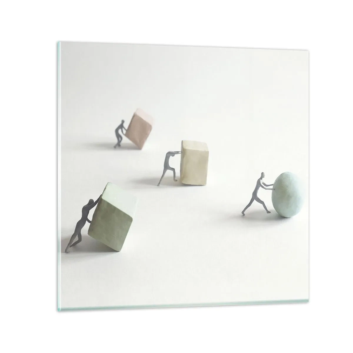 Üveg kép - Maga az élet - 30x30 cm