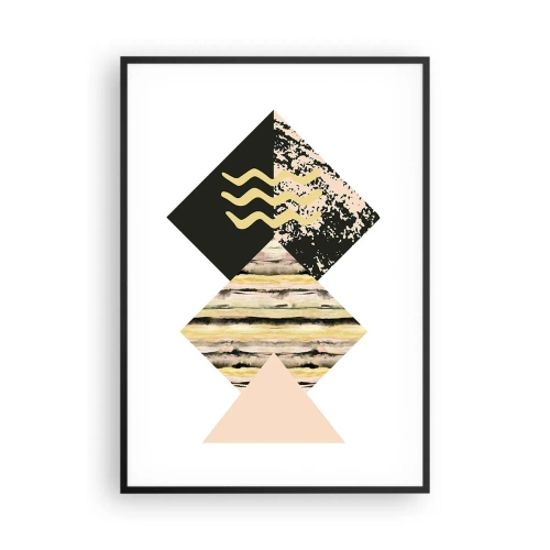 Poszter fehér keretben - Nem olyan egyszerű - 70x100 cm