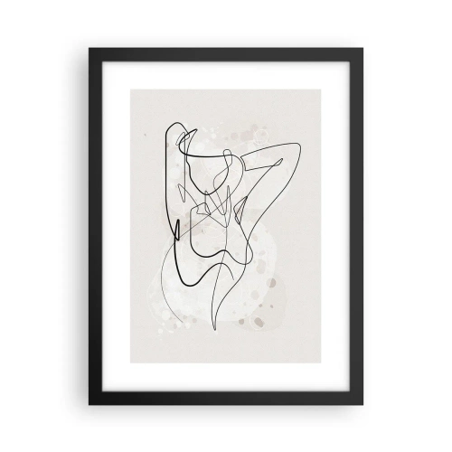 Poszter fehér keretben - A csábítás művészete - 30x40 cm