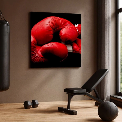 Vászonkép - A küzdelem érzelmei mögöttünk vannak - 30x30 cm