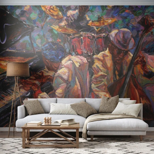 Fotótapéta Standard Eco - Egy ritmusban - Zene, Dzsessz, Nagybőgő - 300x210 cm