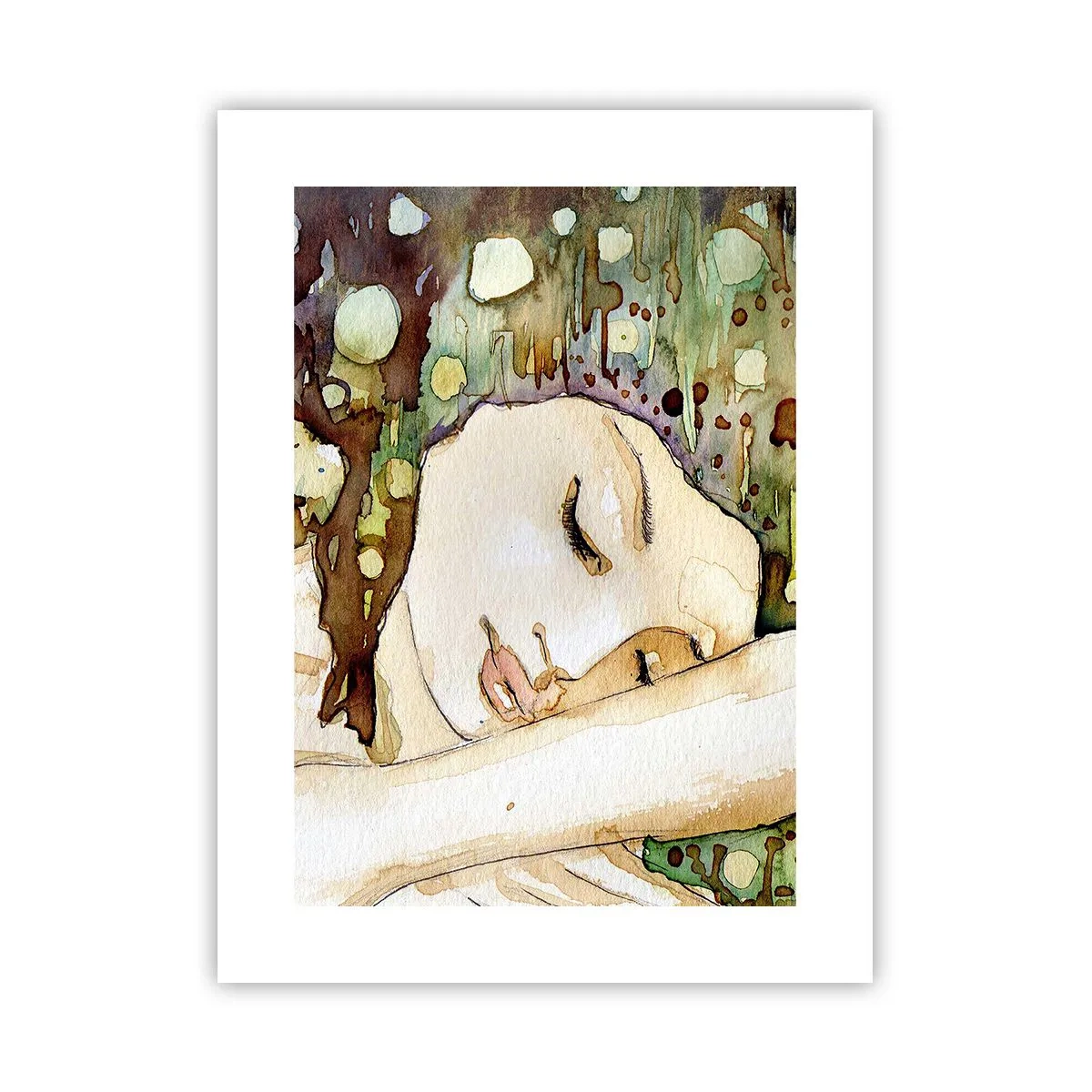 Poszter - Smaragd-ibolya álom - 30x40 cm