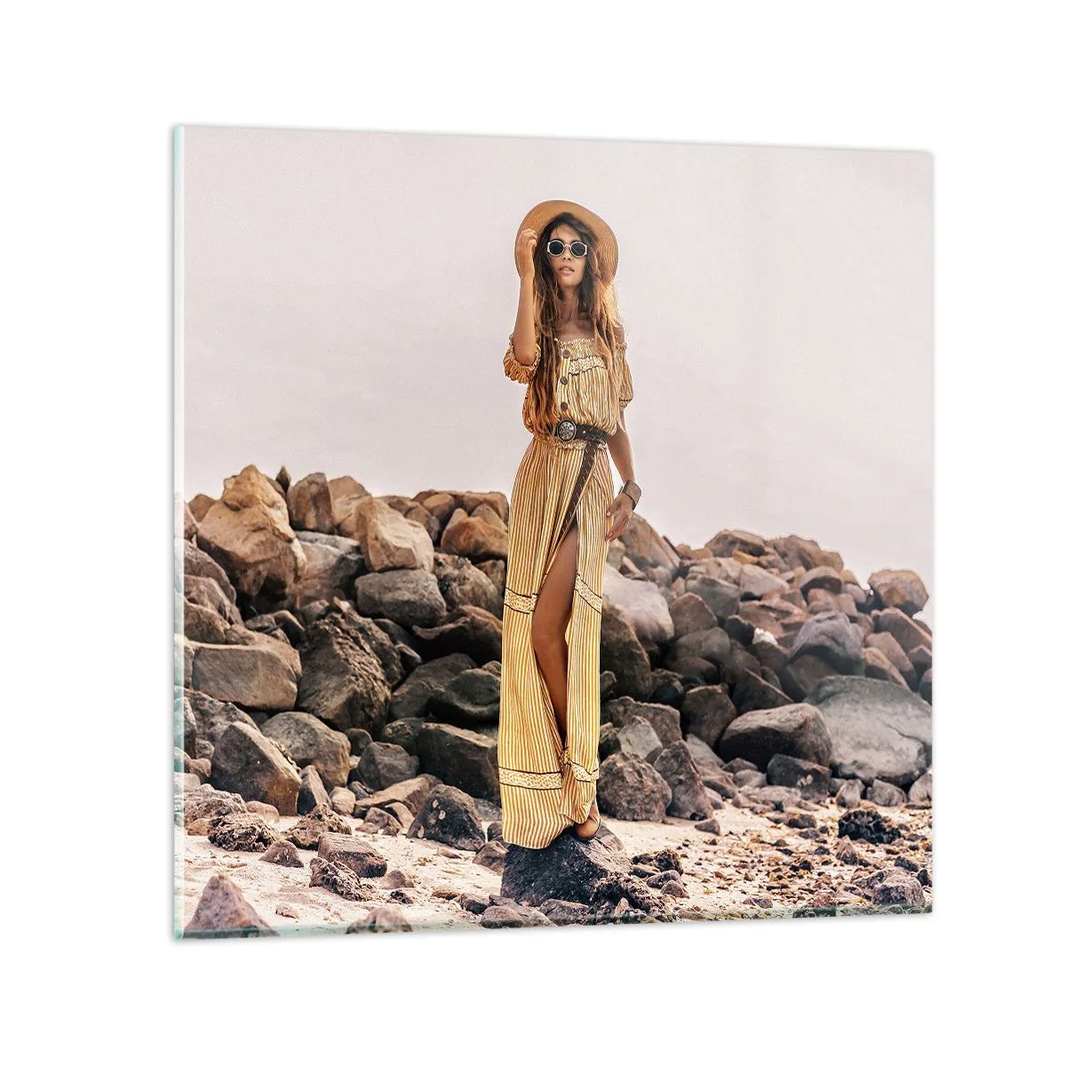 Üveg kép - A kövek varázsa - 70x70 cm