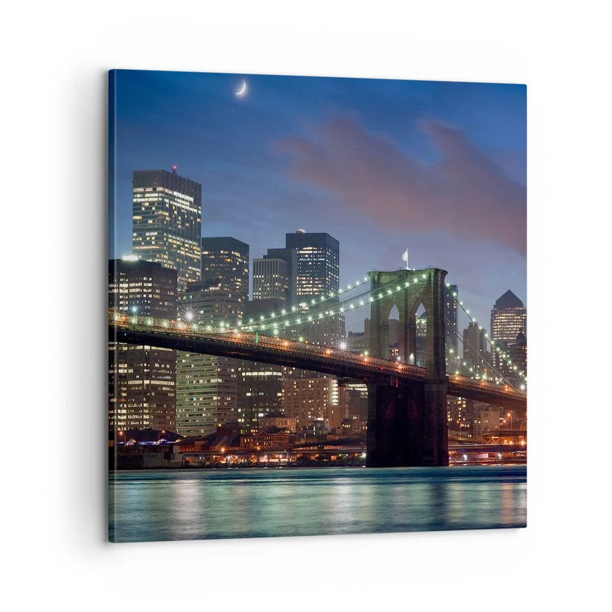 Vászonkép - Ragyogó éjszaka - 60x60 cm