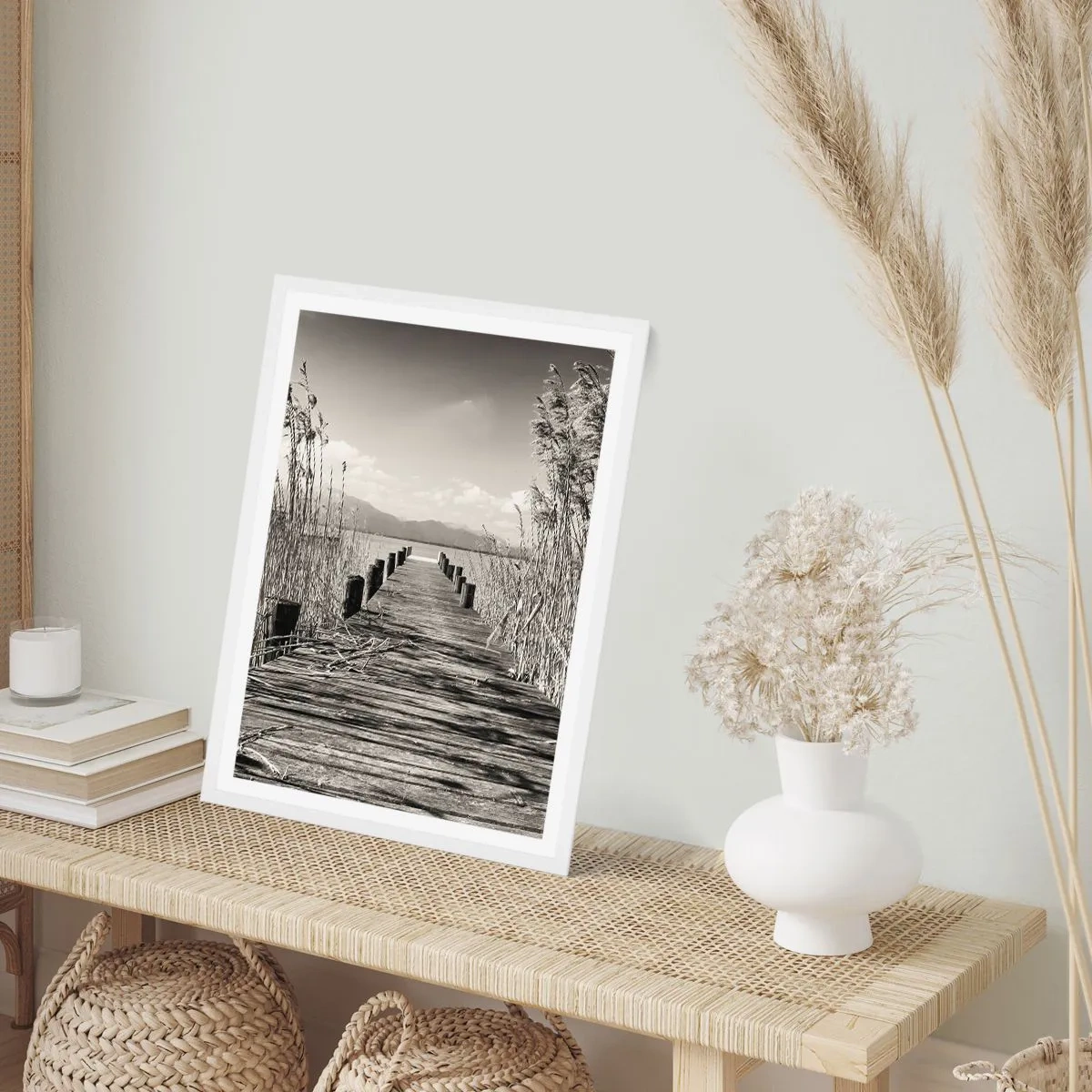 Poszter fekete keretben - A fű csendjében - 50x70 cm