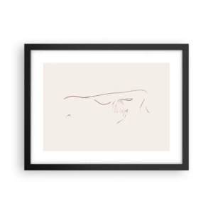 Poszter fehér keretben - A vágy alakja - 40x30 cm