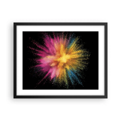 Poszter fehér keretben - A színek születése - 50x40 cm