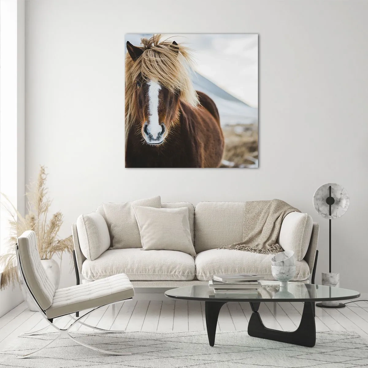 Üveg kép - Érzed a szabadságot? - 70x70 cm