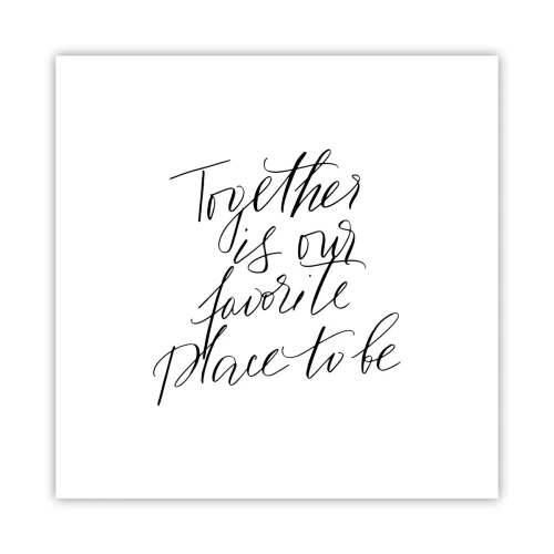 Poszter - Te is érzed? - 40x40 cm