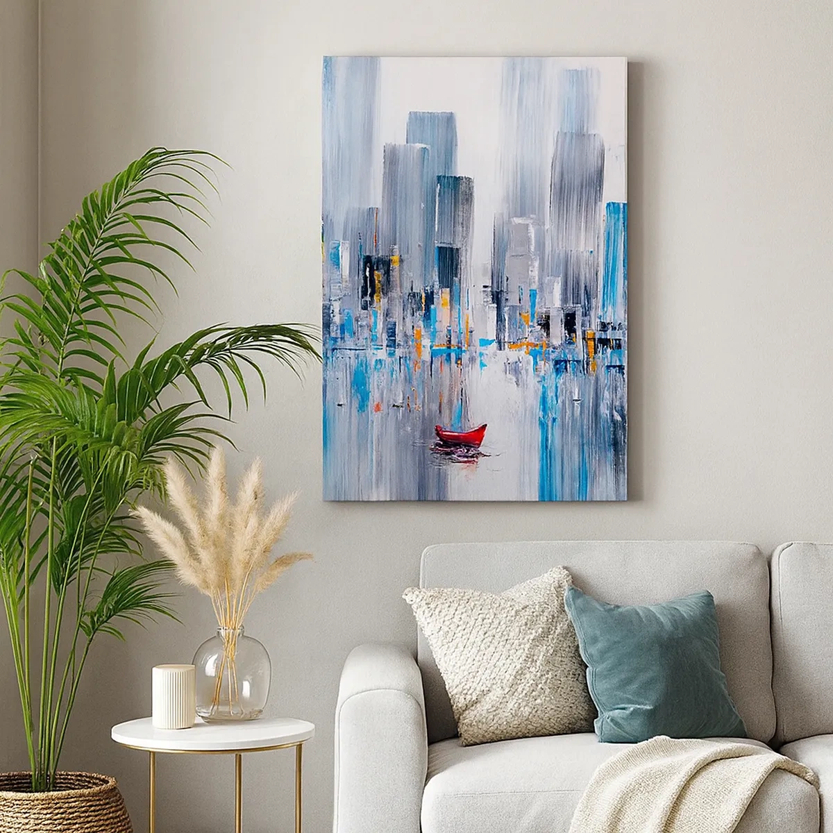 Vászonkép - Metropolis az öböl mellett - 50x70 cm