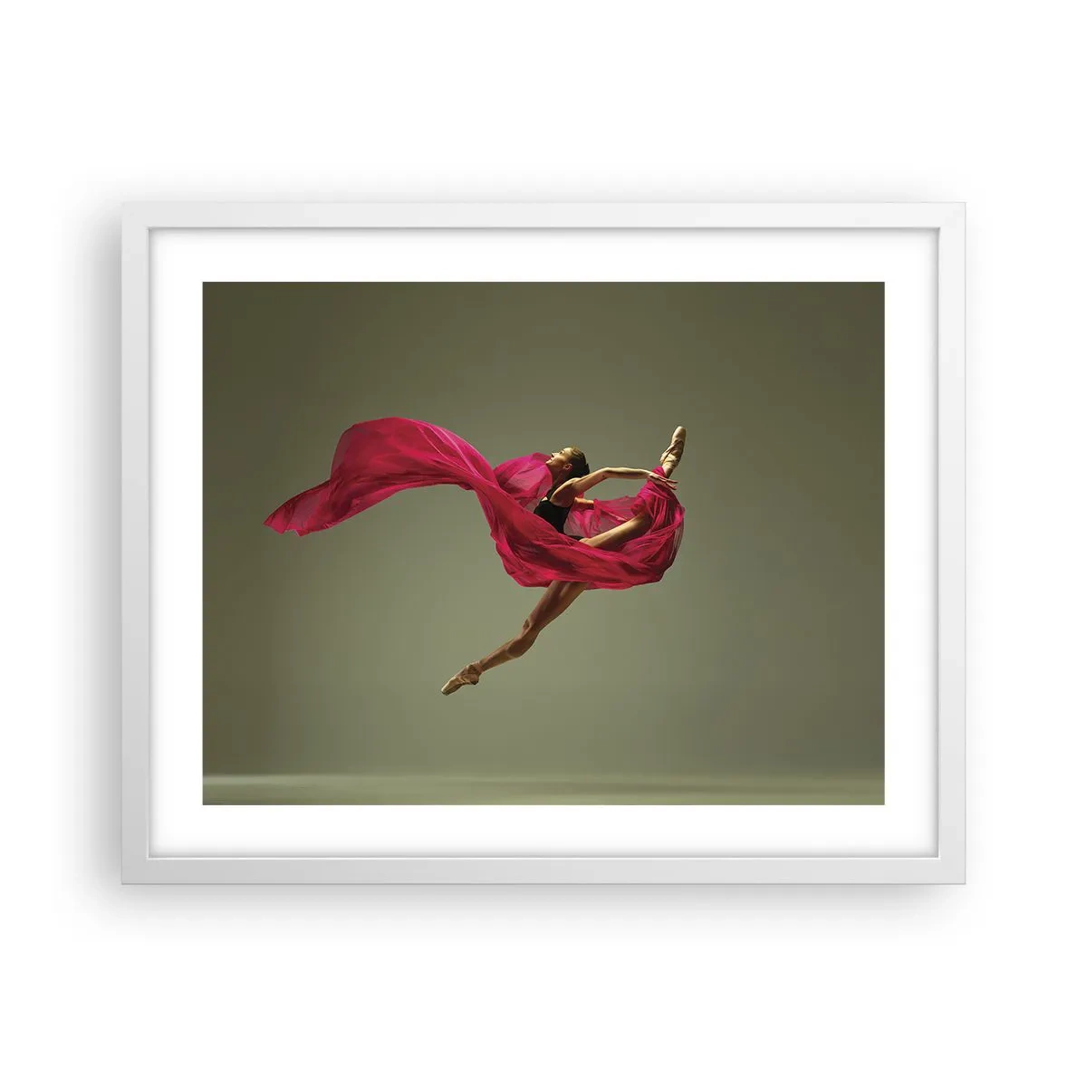 Poszter fekete keretben - Táncoló láng - 50x40 cm