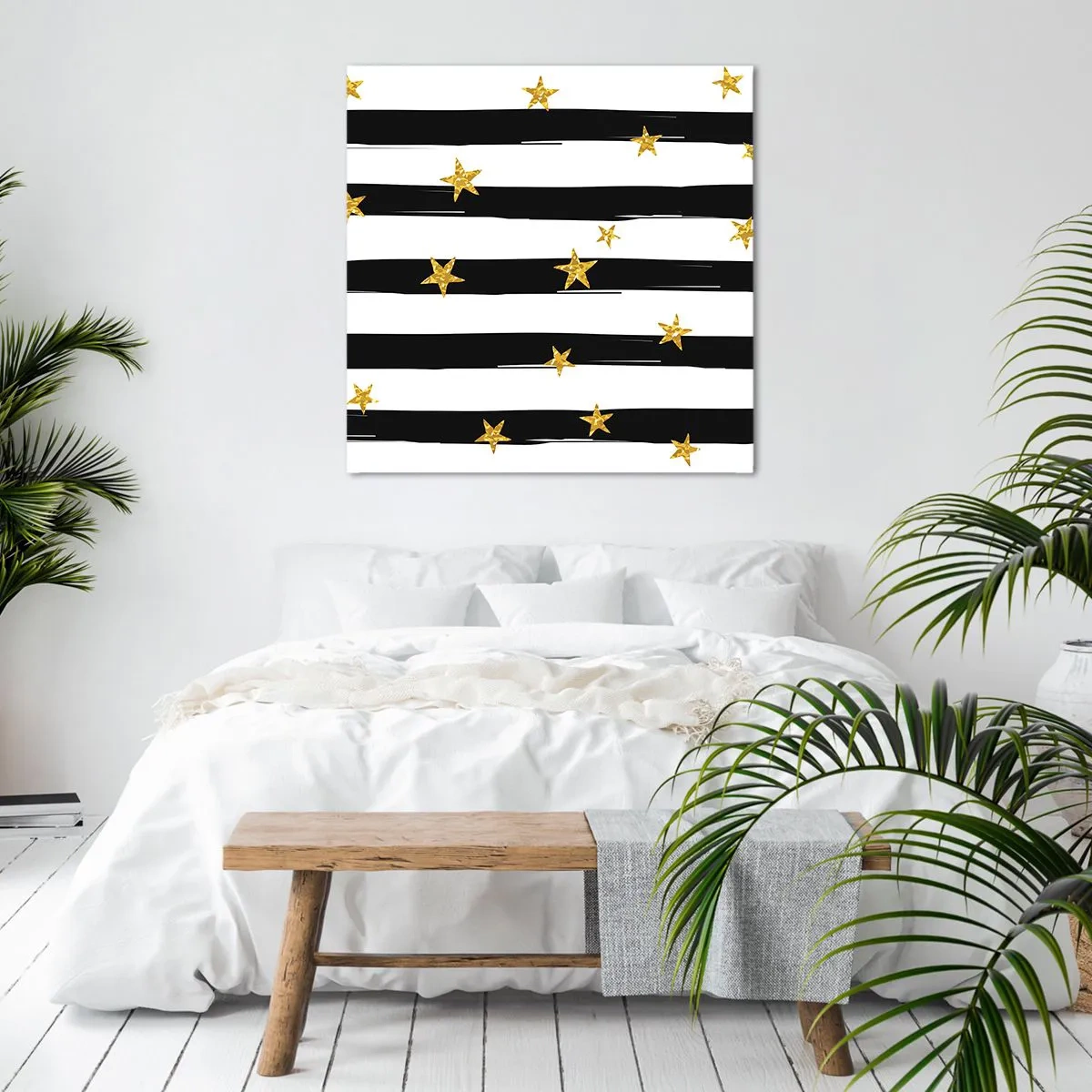 Vászonkép - Mindannyian szerencsés csillag alatt születtünk - 50x50 cm