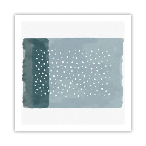 Poszter - Kéken nőtt - 60x60 cm
