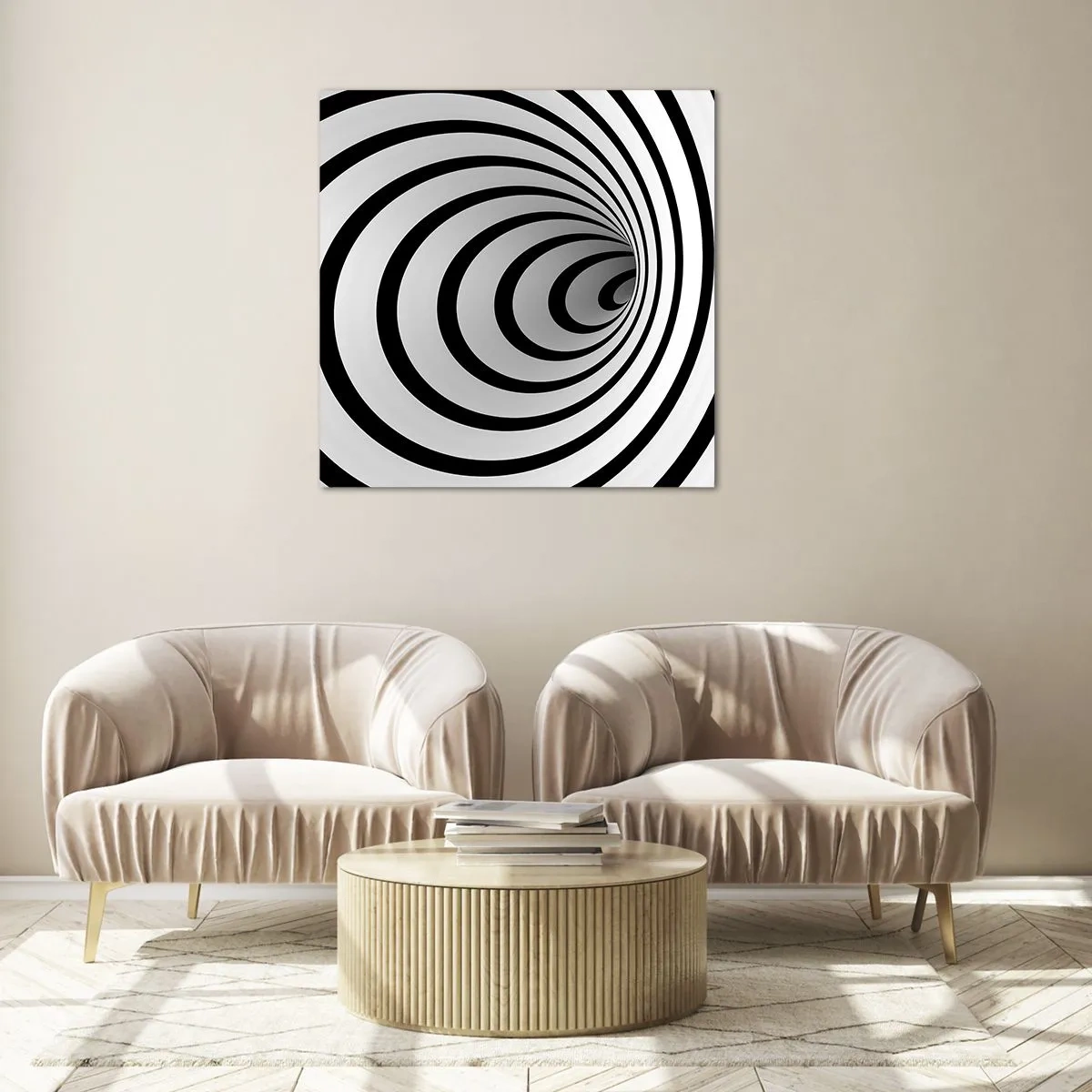 Üveg kép - Te sem tudsz ellenállni? - 50x50 cm