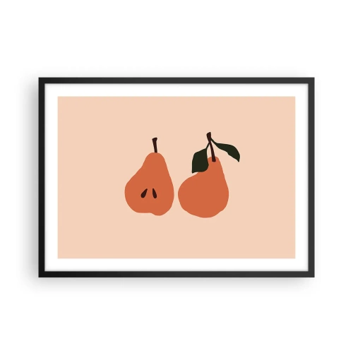 Poszter fehér keretben - Maga az édesség - 70x50 cm
