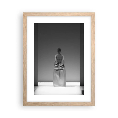 Poszter világos tölgy keretben - Kifinomult egyszerűség - 30x40 cm