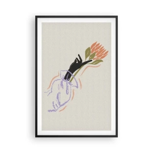 Poszter fehér keretben - Egy testvéri érintés - 61x91 cm