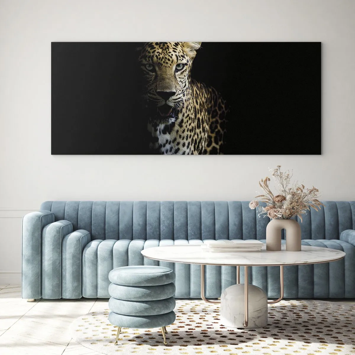 Üveg kép - Sötét szépség - 100x40 cm