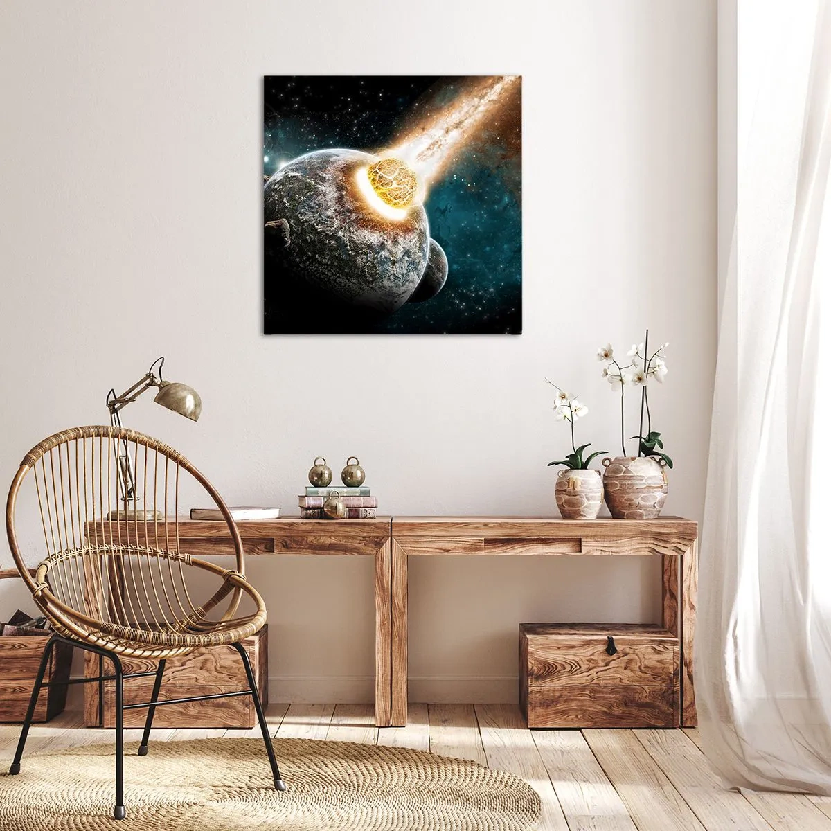 Vászonkép - Halál, vagy élet? - 70x70 cm