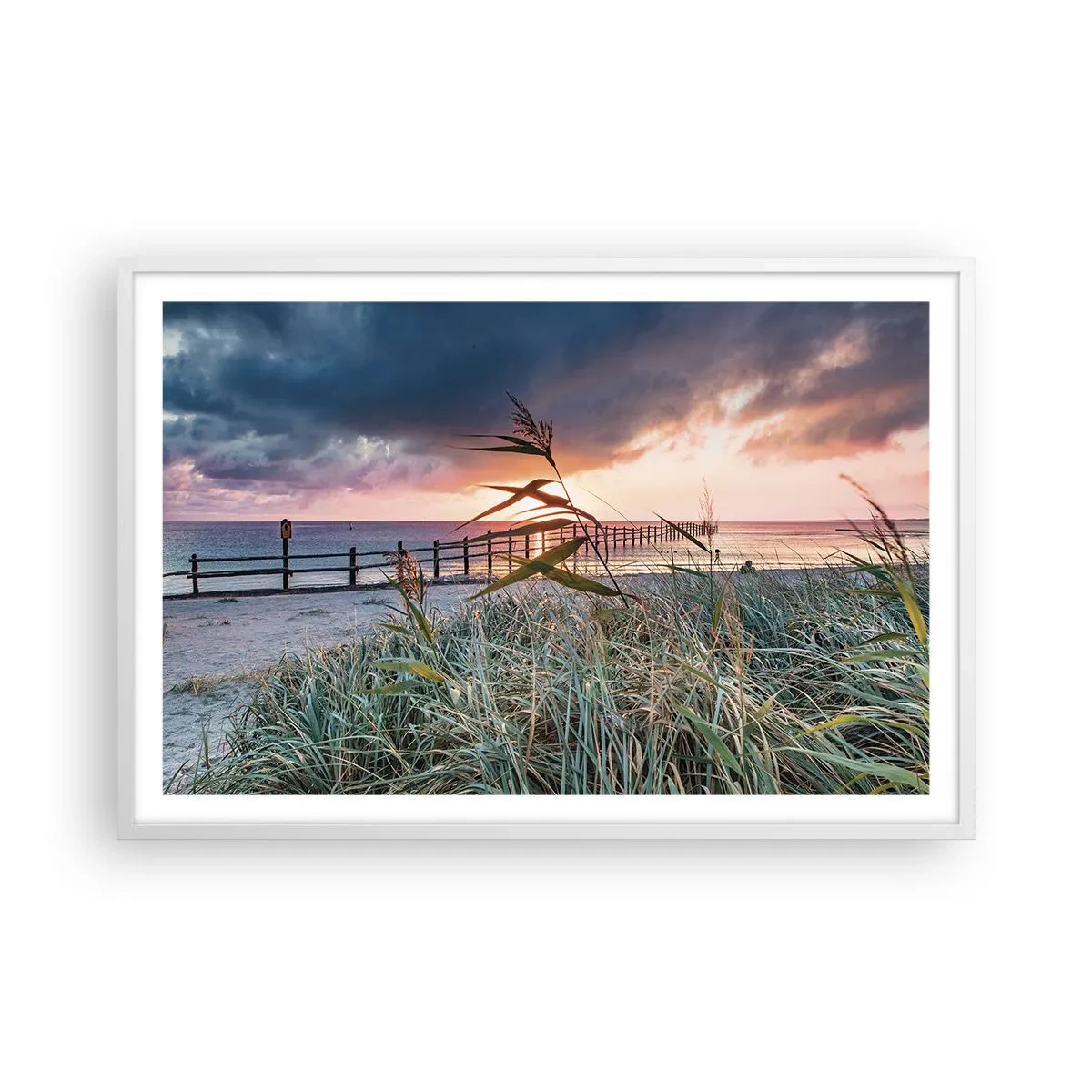 Poszter fekete keretben - Nem múlik el a széllel - 91x61 cm