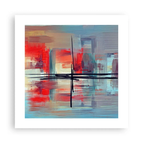 Poszter - Tájkép egy ismeretlen dimenzióban - 40x40 cm