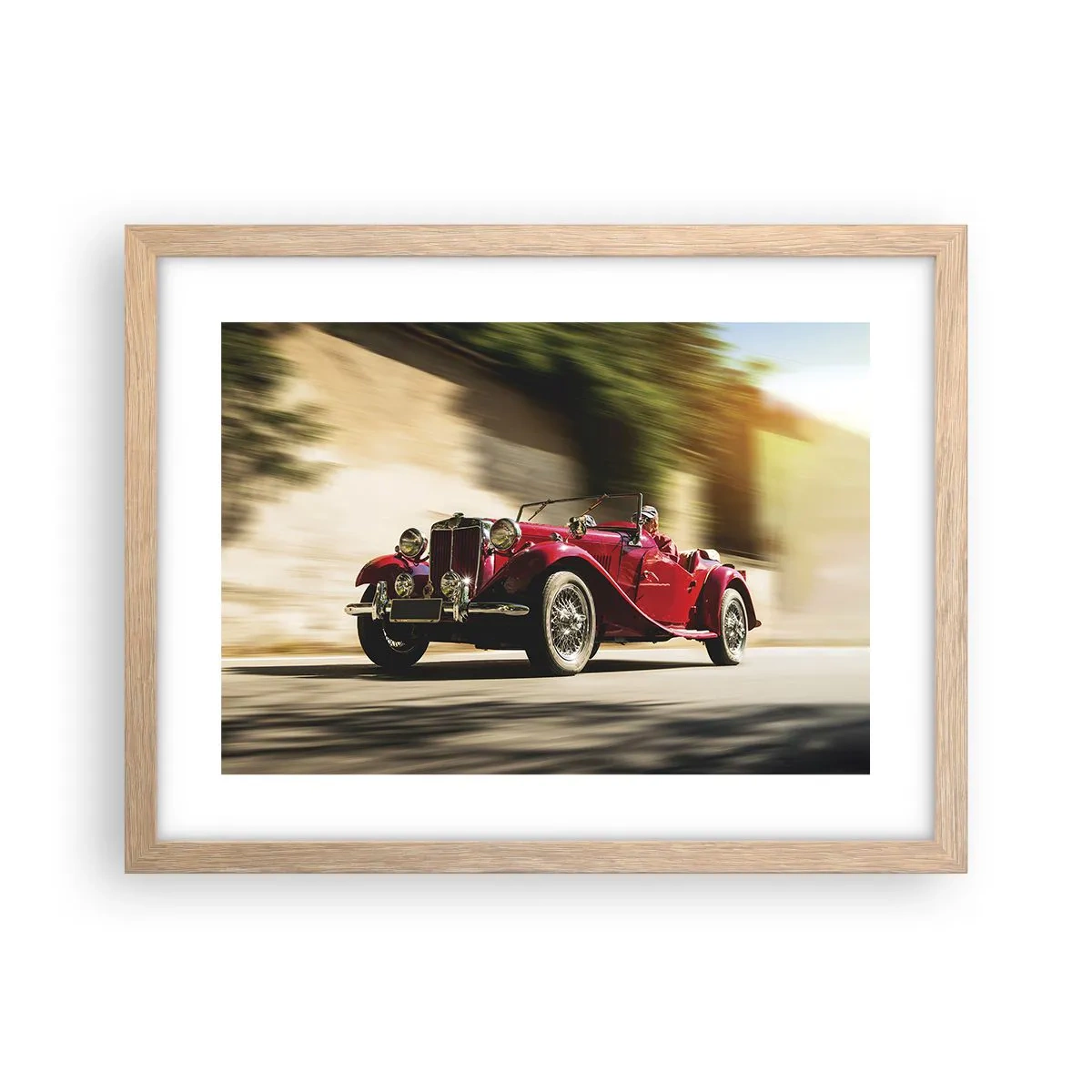 Poszter világos tölgy keretben - Szebb, mint Szamothrakéi Niké - 40x30 cm