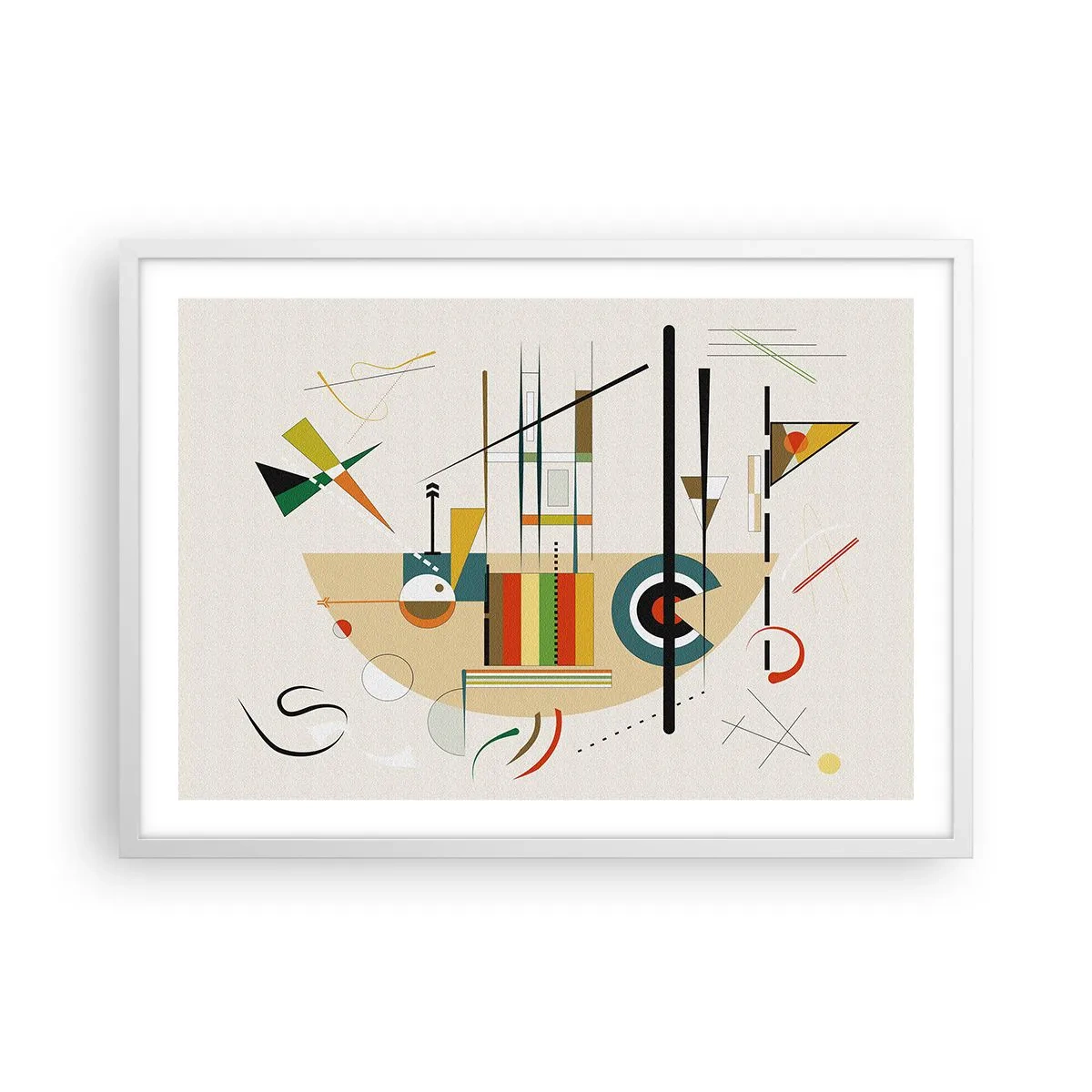 Poszter fekete keretben - És nevet a világ - 70x50 cm