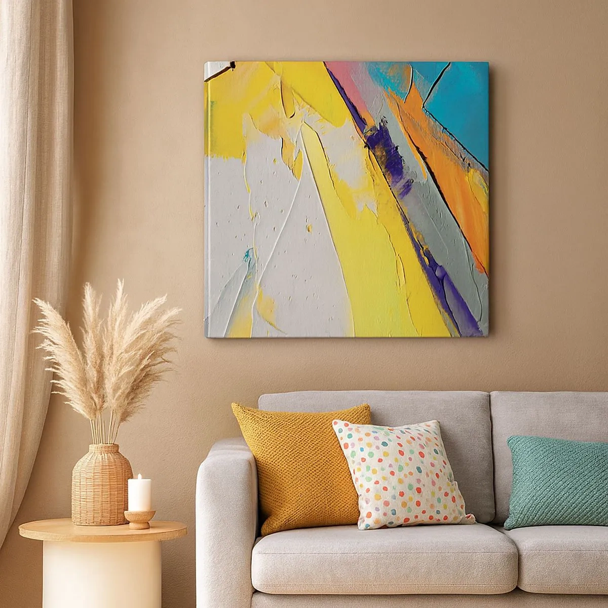 Vászonkép - A fény anatómiája - 30x30 cm